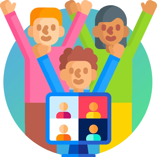 You can meet your group both in the real world and online at the same time with a hybrid event!